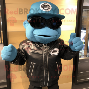 Cyan tv maskot kostume...