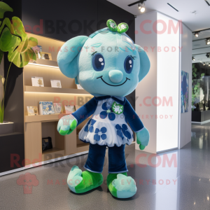 Personagem de mascote Blue...