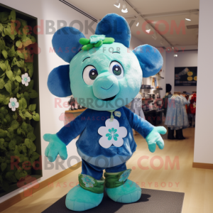 Blue Four Leaf Clover...