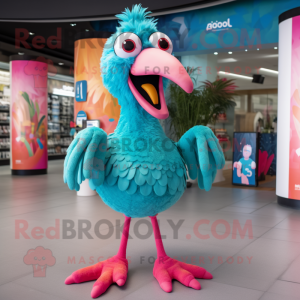 Cyan Flamingo mascotte...