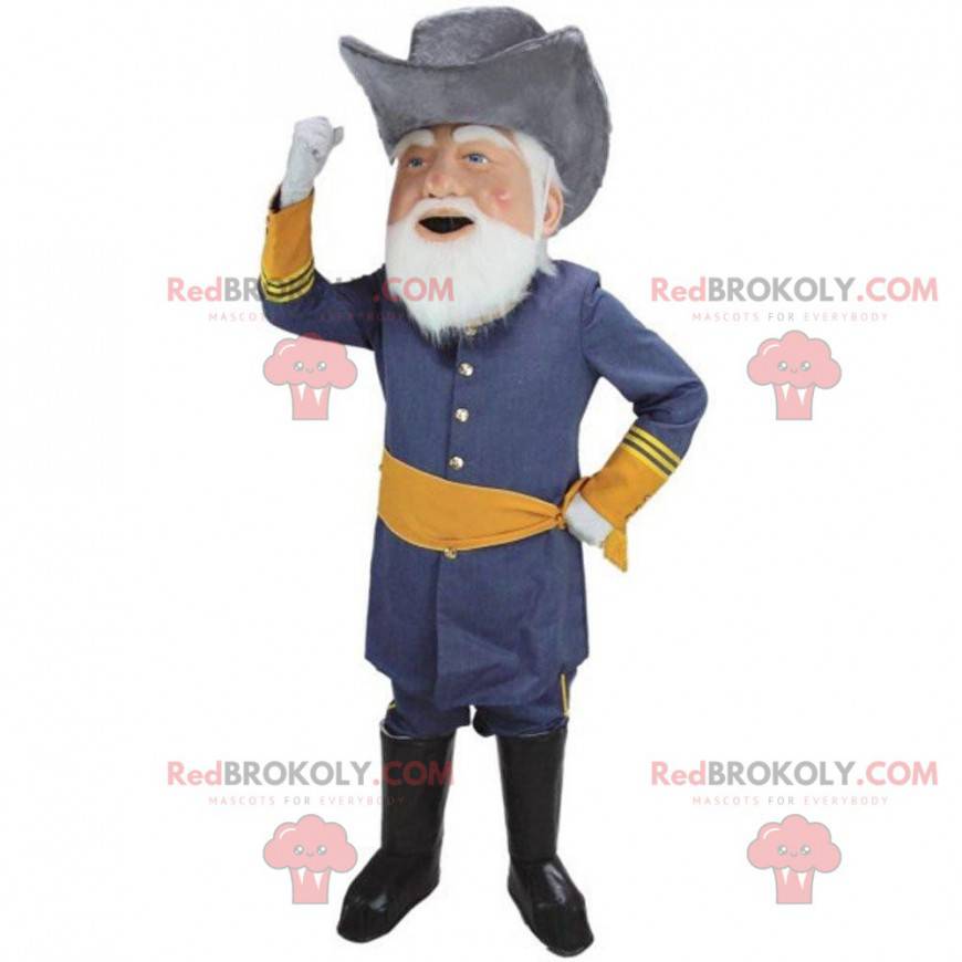 Fato de general, mascote militar, barbudo - Redbrokoly.com Fato de general, mascote militar, barbudo - Redbrokoly.com