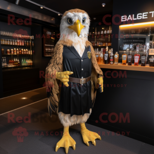 Gold Haast S Eagle maskot...