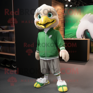 Green Eagle maskot kostume...