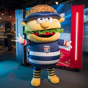 Navy Hamburger mascotte...