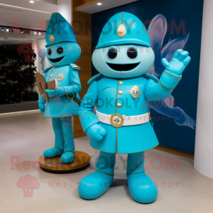 Turquoise Soldier mascotte...