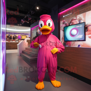 Magenta Duck mascotte...