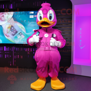 Magenta Duck mascotte...