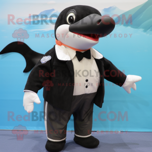 Black Killer Whale mascotte...