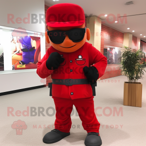 Red Soldier mascotte...