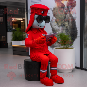 Red Soldier mascotte...