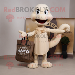 Beige Hydra mascotte...