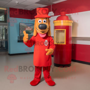 Red Hot Dog mascotte...