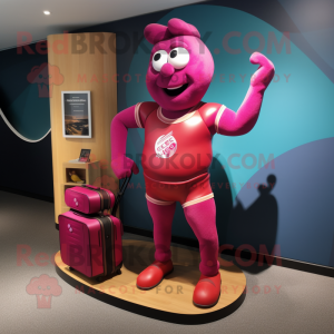 Magenta Acrobat mascotte...