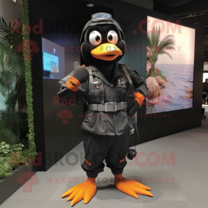 Black Mandarin mascotte...