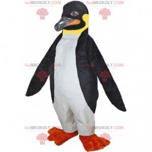 Mascotte de manchot empereur, costume de pingouin -