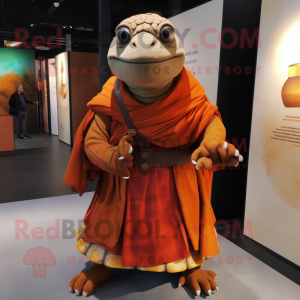 Rust Turtle maskot kostume...