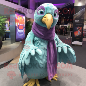 Lavendel papegøje maskot...