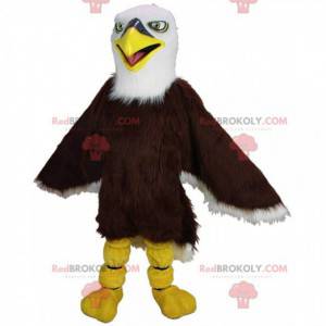 Mascotte d'aigle géant, costume de vautour, de grand oiseau -