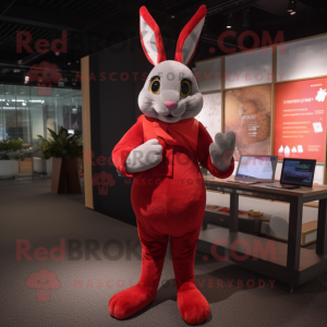 Red Rabbit maskot...