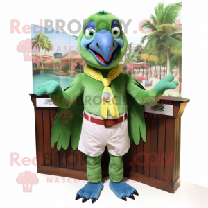 Green Macaw mascotte...