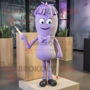 Lavendel Aglet maskot...