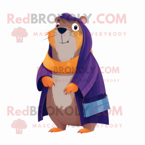 Navy Capybara mascotte...