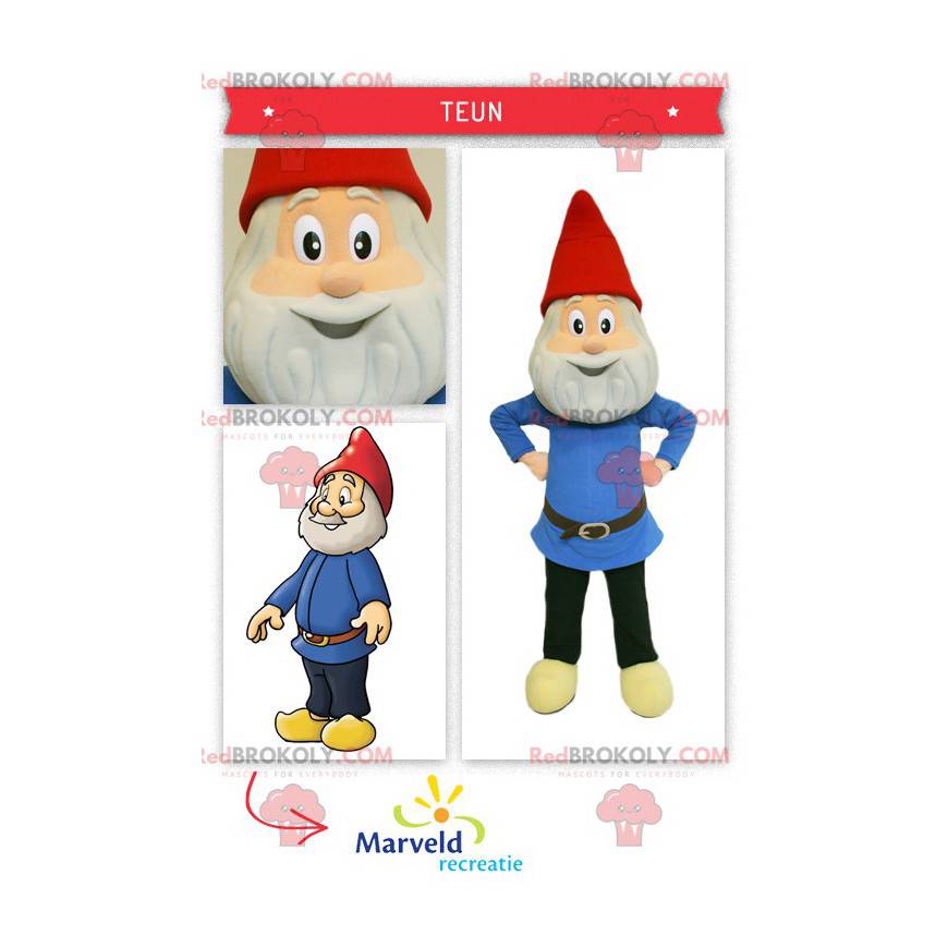 Mascot of the traditional garden gnome - Redbrokoly.com