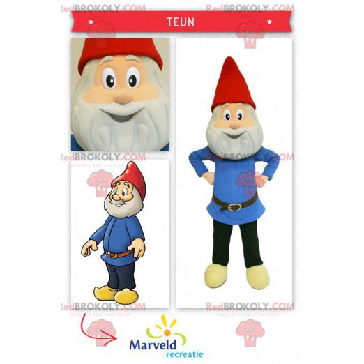 Mascotte du traditionnel nain de jardin - Redbrokoly.com