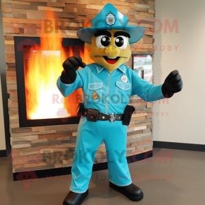 Turkis Fire Fighter maskot...