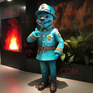 Turkis Fire Fighter maskot...