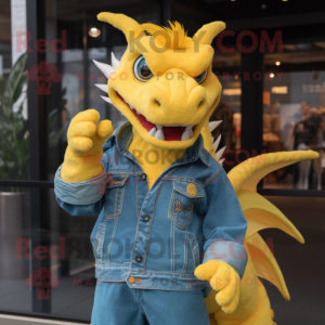 Yellow Dragon maskot...