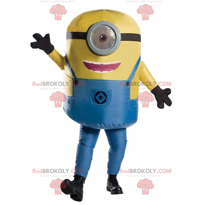 Inflatable mascot of Stuart, Minions from "Despicable Me" -