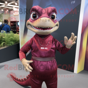 Maroon Lizard mascotte...