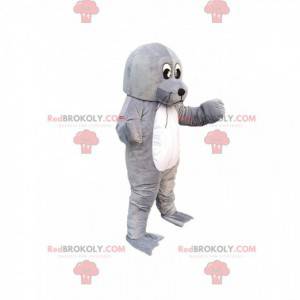 Mascot sea lion, giant gray sea lion, sea lion costume -