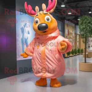 Peach Reindeer mascotte...