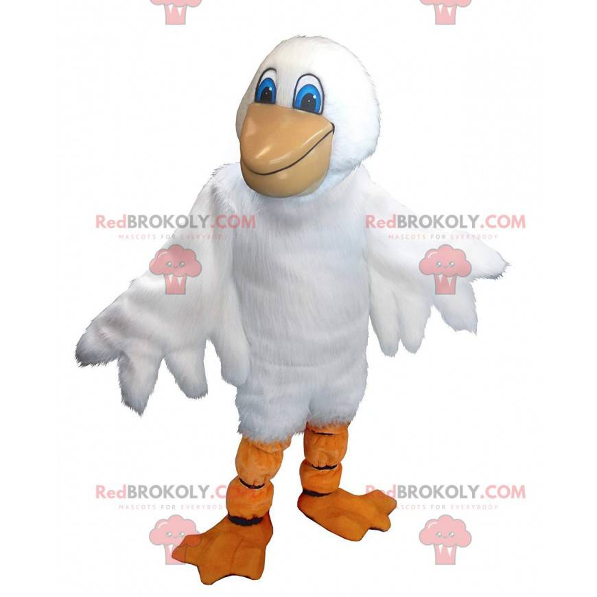 Giant pelican mascot, large sea bird costume - Redbrokoly.com