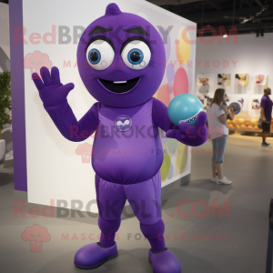 Purple Juggle mascotte...