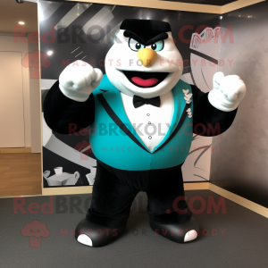 Teal Strongman mascotte...