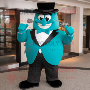 Teal Strongman mascotte...