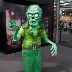 Forest Green Zombie maskot...