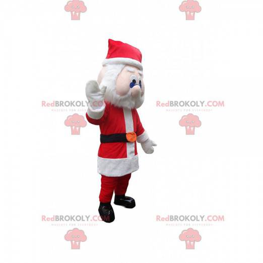 Santa Claus mascot with a red and white outfit - Redbrokoly.com