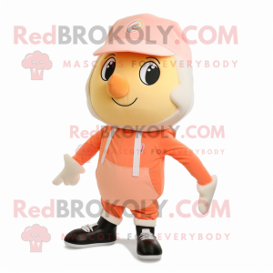 Peach Aglet maskot drakt...