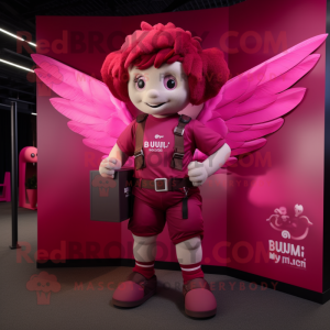 Magenta Cupid mascotte...