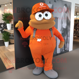 Oranje golftas mascotte...