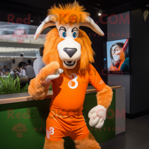 Oransje Boergeit maskot...