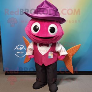 Magenta Fish Tacos maskot...