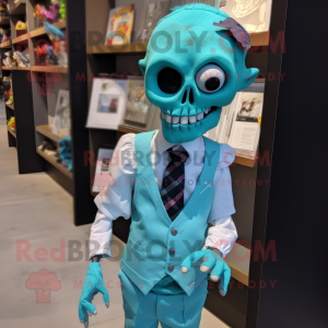 Turquoise Undead mascotte...