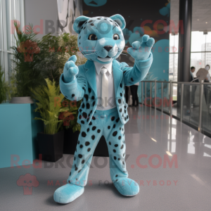 Cyan Leopard mascotte...