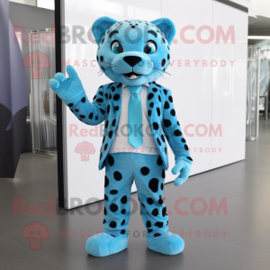 Cyan Leopard mascotte...