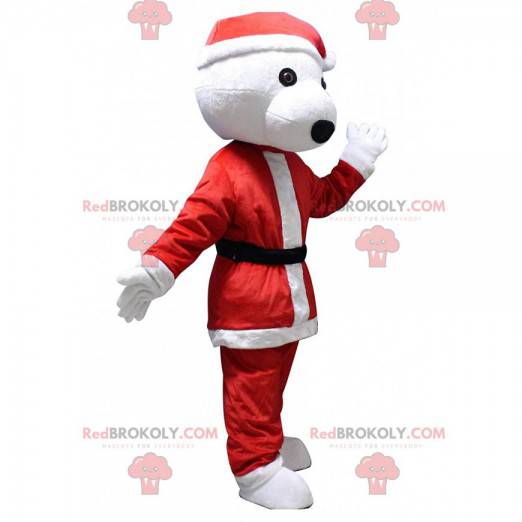 Maskot vánoční medvídek, vánoční kostým - Redbrokoly.com
